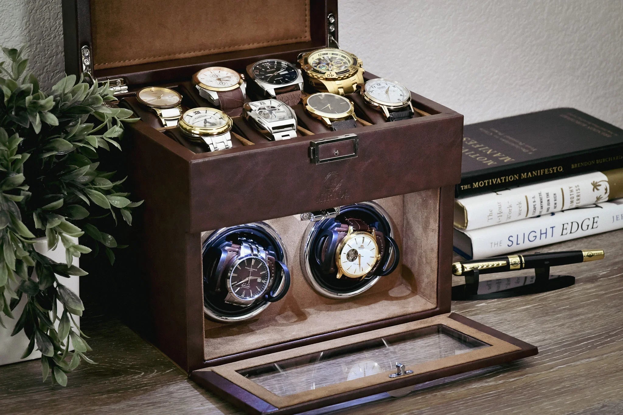Buy Stylish Watch Winders Online for Perrelet & Alpina Watches - WatchMatic
