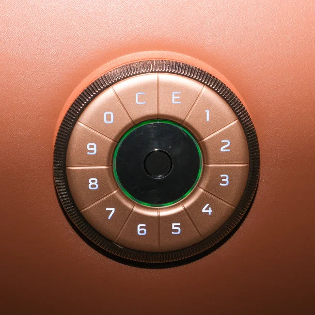 Biometric access control on a WatchMatic watch winder safe