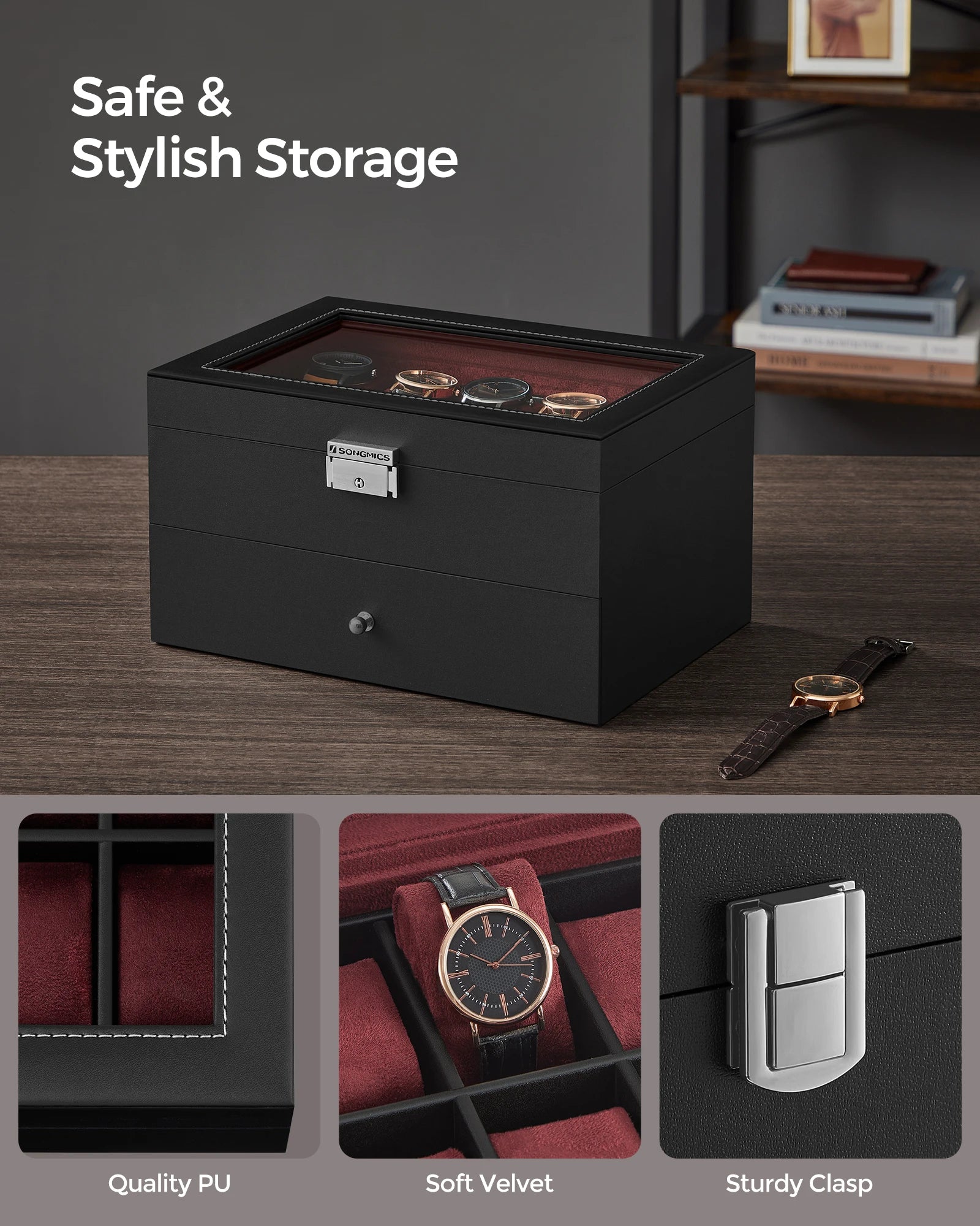 Grandor Vintage 20-Watch Box