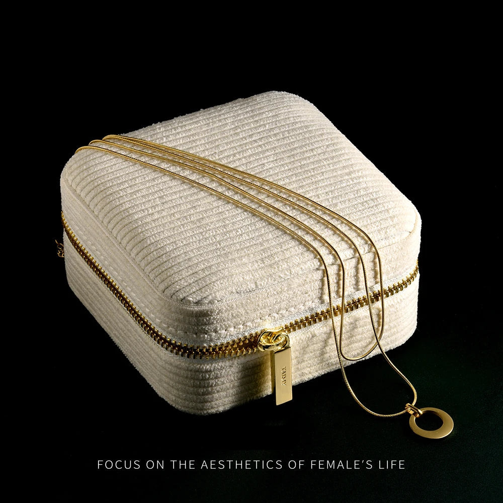 Corduroy Jewelry Box