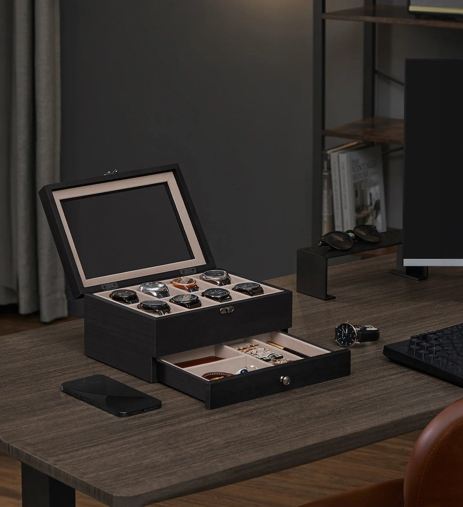 Holden Black 8-Watch Box