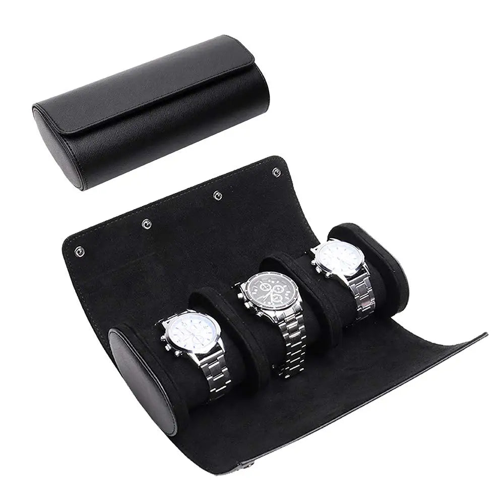 Orbit Leather Triple Watch Roll
