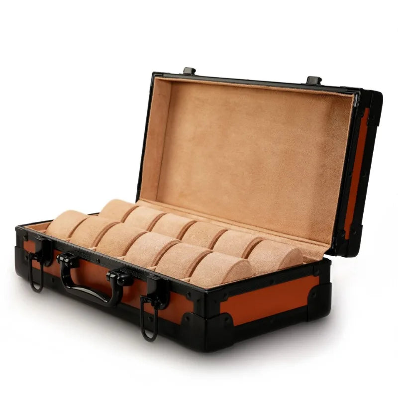 Imperial Luxury 12-Watch Suitcase
