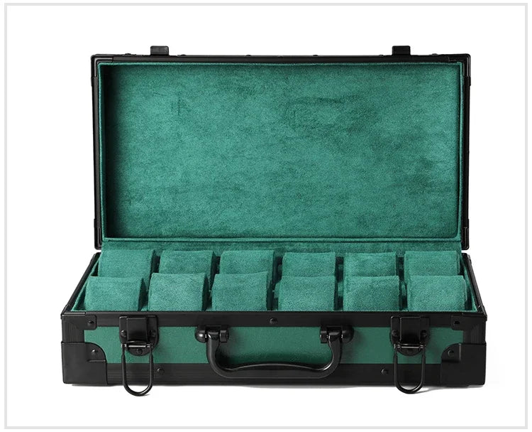 Imperial Luxury 12-Watch Suitcase