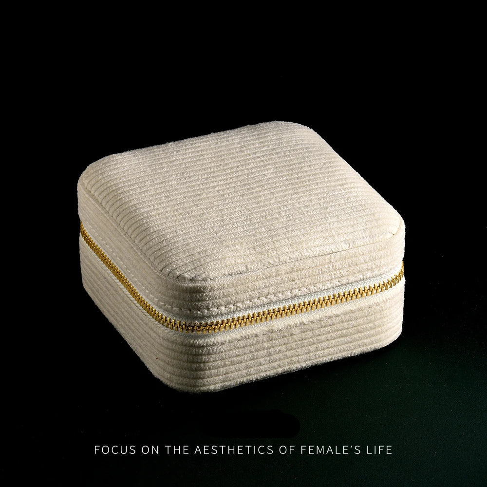 Corduroy Jewelry Box