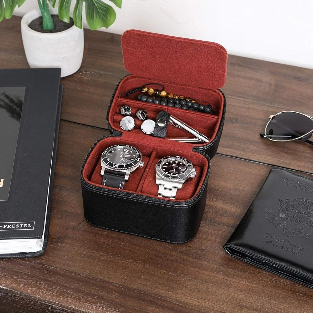 Linea Leather 6-Watch Box