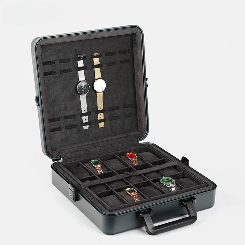 Imperial Luxury Aluminium Watch Suitcase