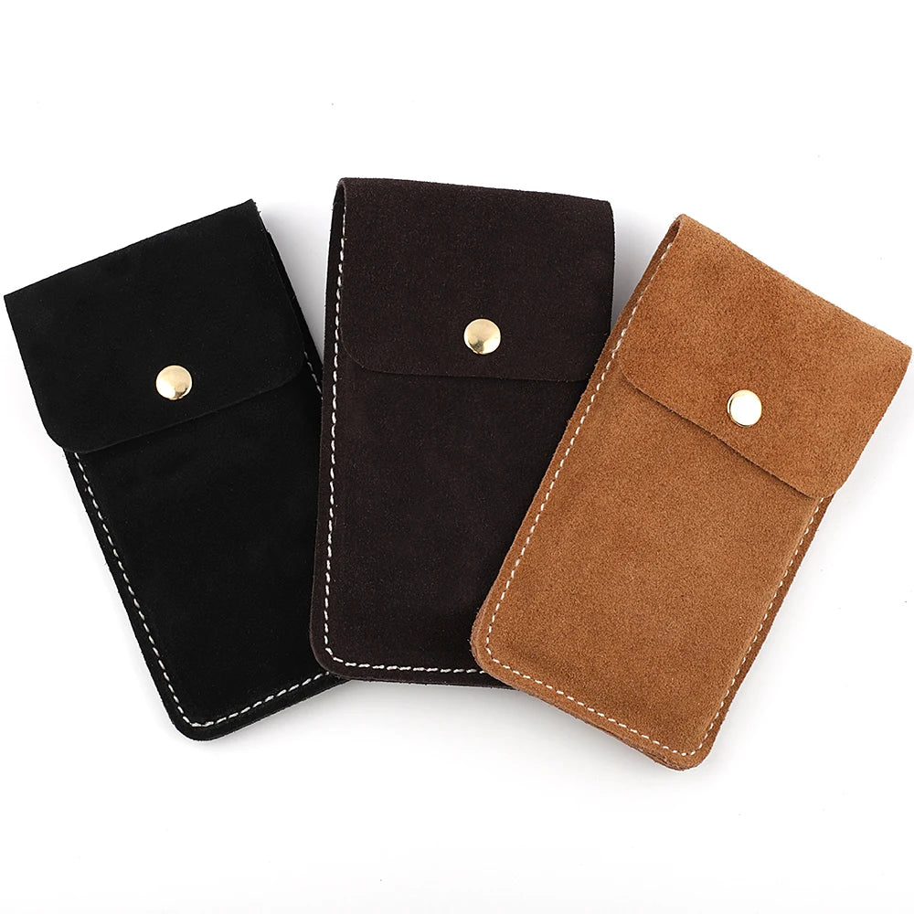 Velto Suede Leather Watch Pouch
