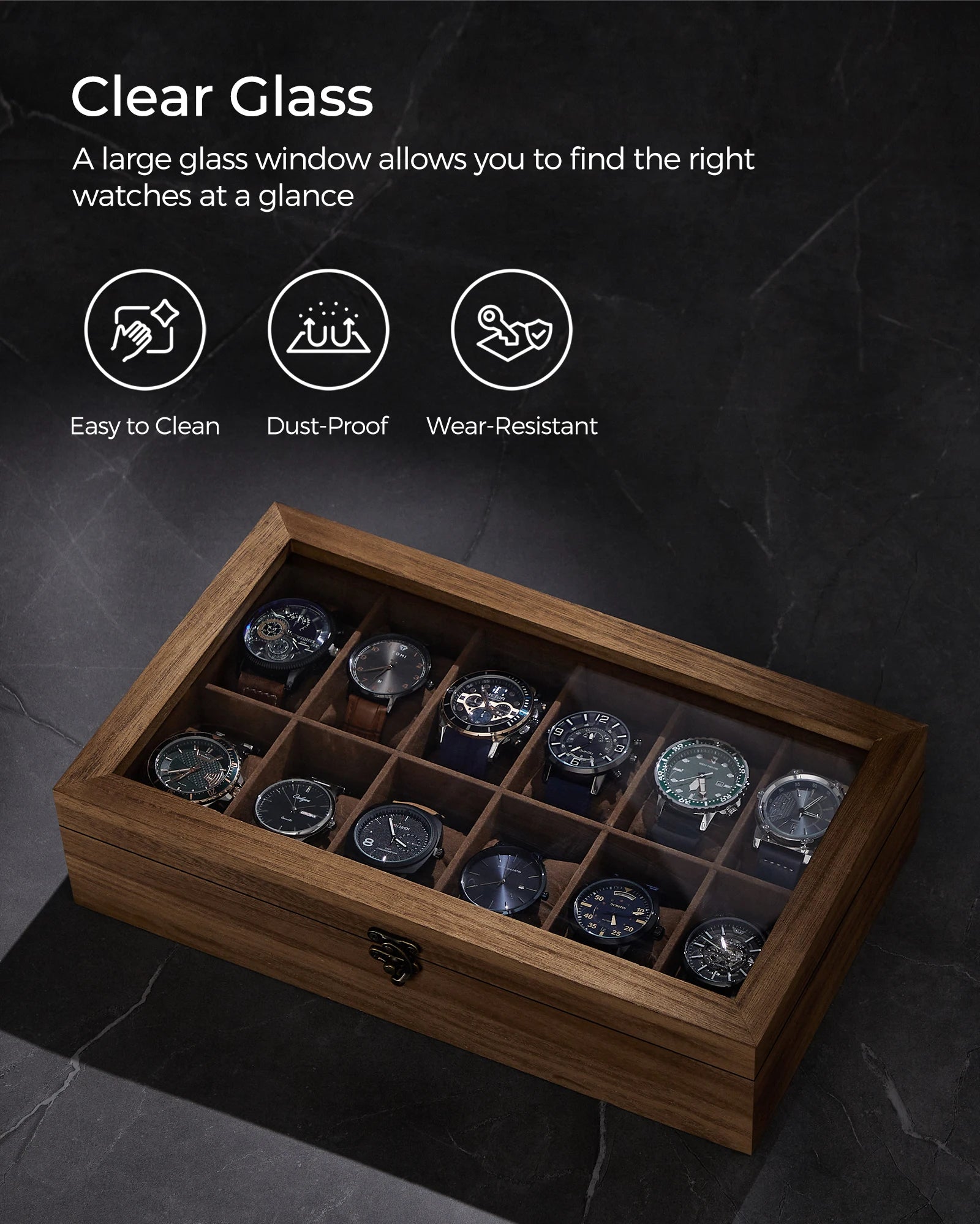 Modo Brown 12-Watch Box