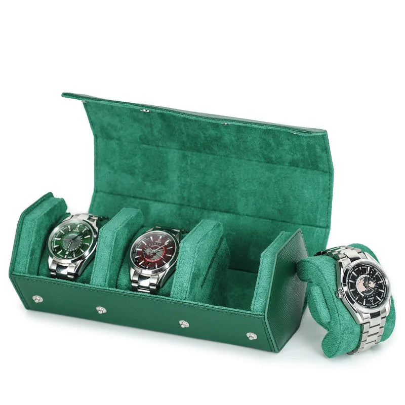 Hexagonal Travel Triple Watch Case