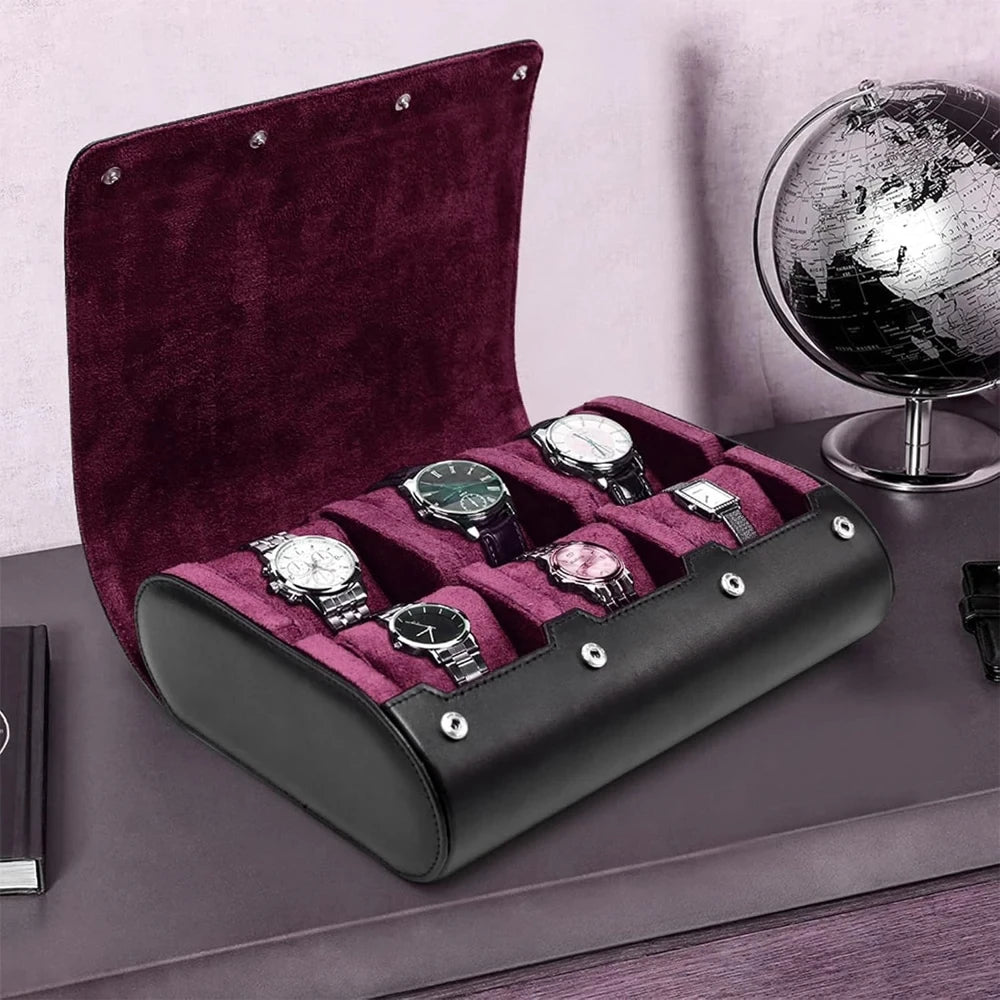 Wrap 6-Watch Roll Case