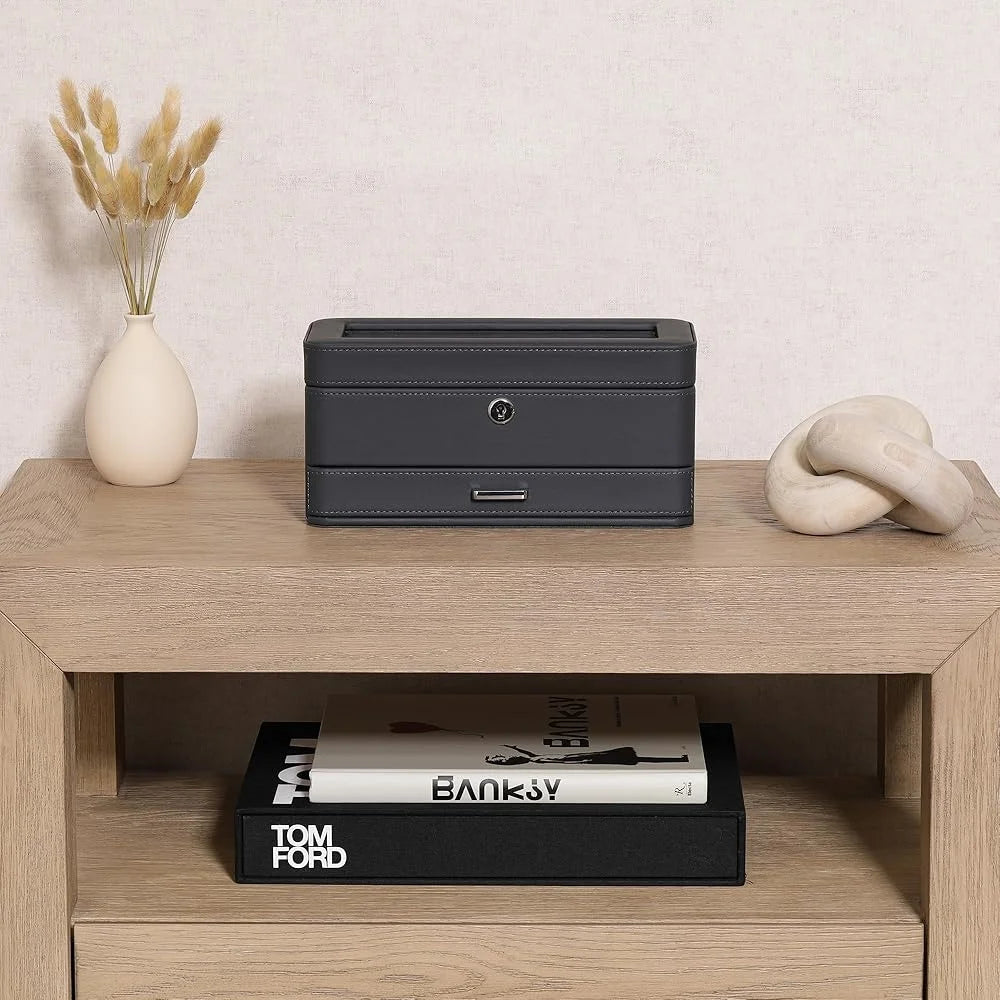 Loop Luxury Leather 4-Watch Box