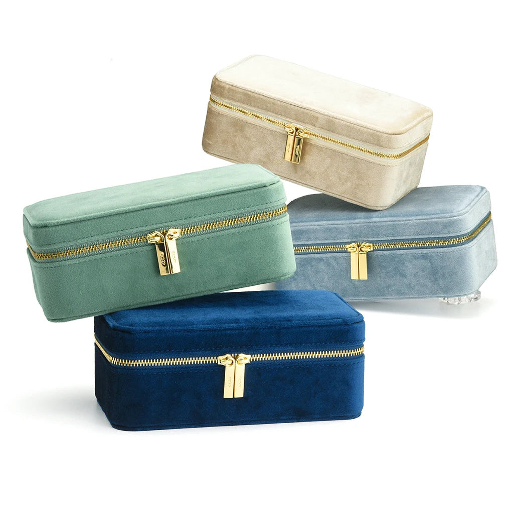 Sakura Pink Velvet Jewelry Box