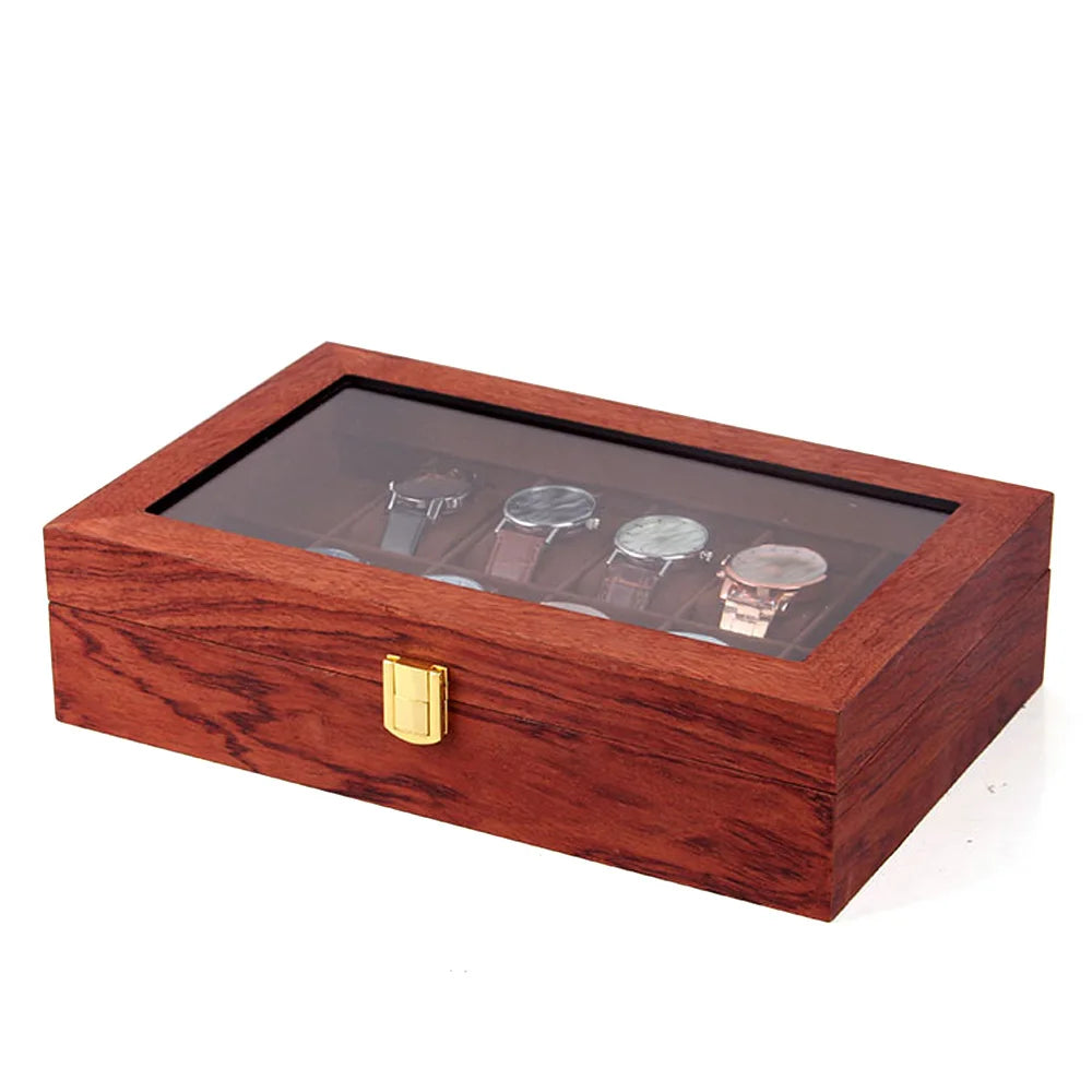Volto Wood 12-Watch Box