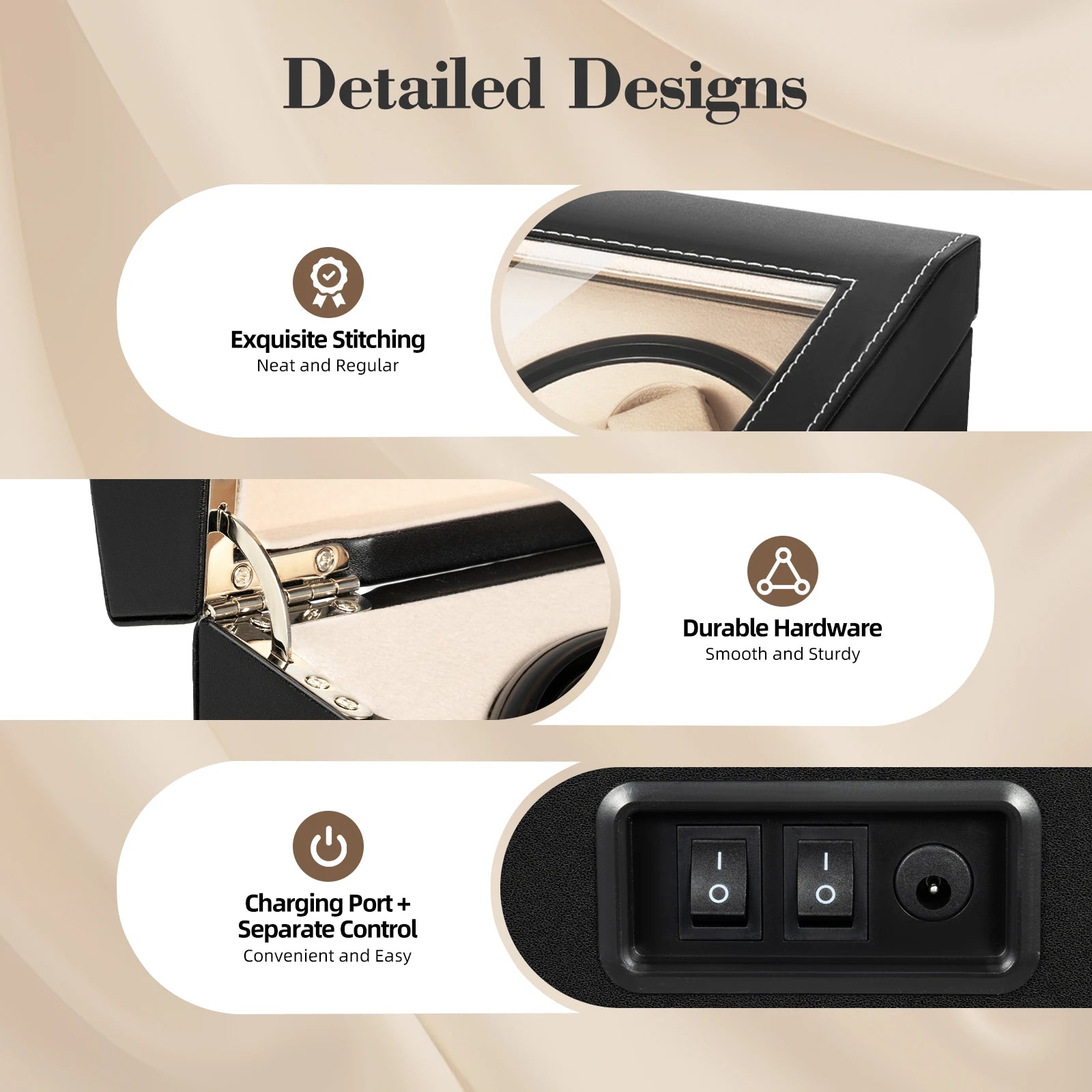Ardo Leather Watch Winder