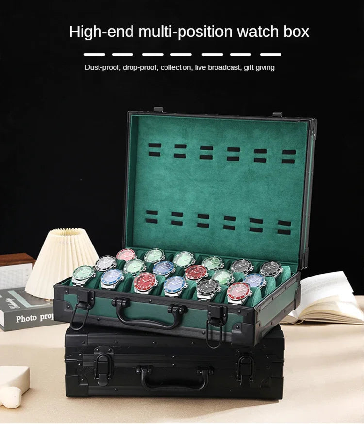 Imperial Luxury 12-Watch Suitcase