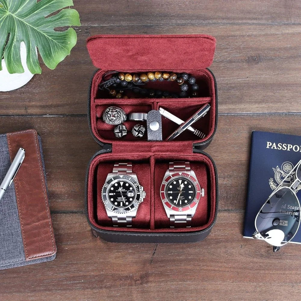 Linea Leather 6-Watch Box