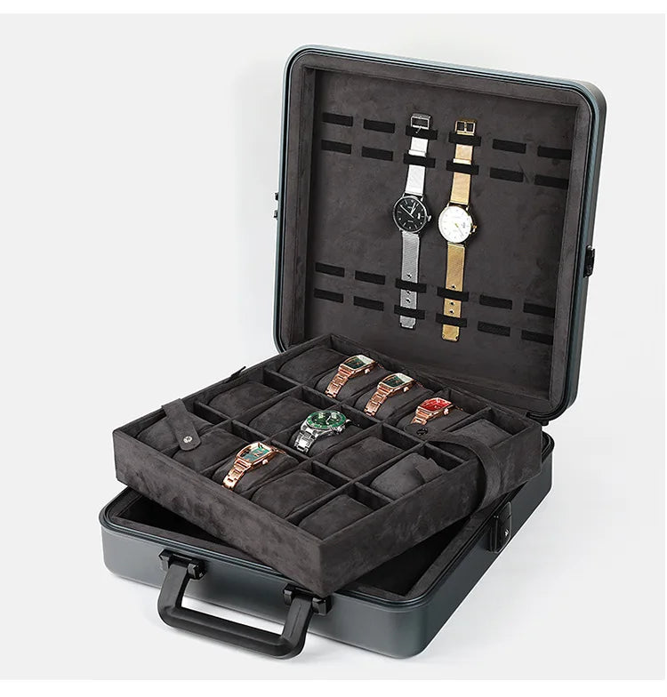 Imperial Luxury Aluminium Watch Suitcase