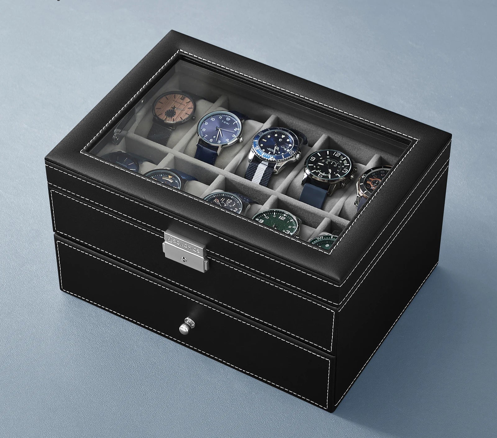 Tenoro Black 20-Watch Box