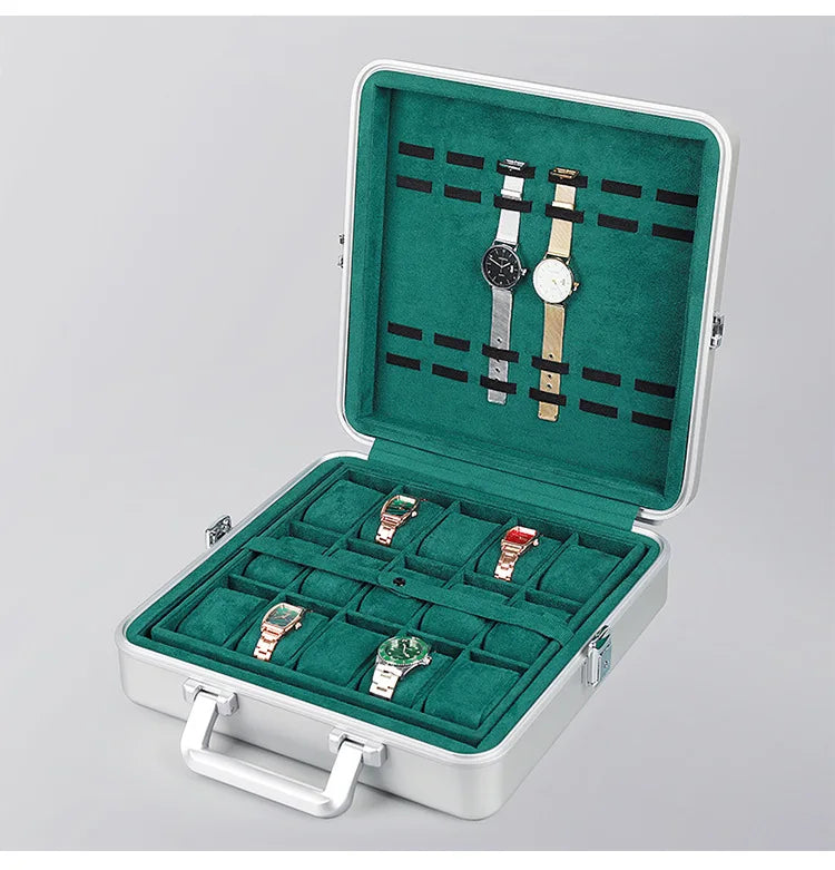 Imperial Luxury Aluminium Watch Suitcase