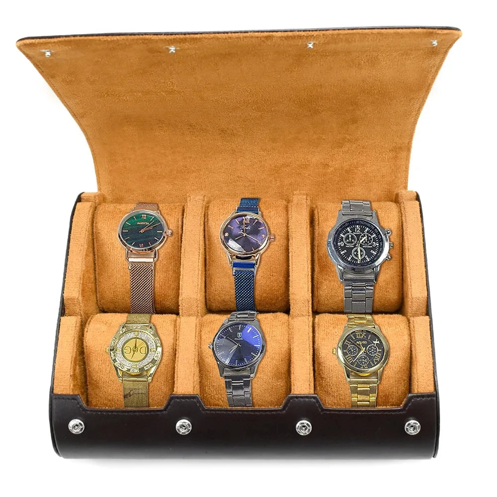 Wrap 6-Watch Roll Case