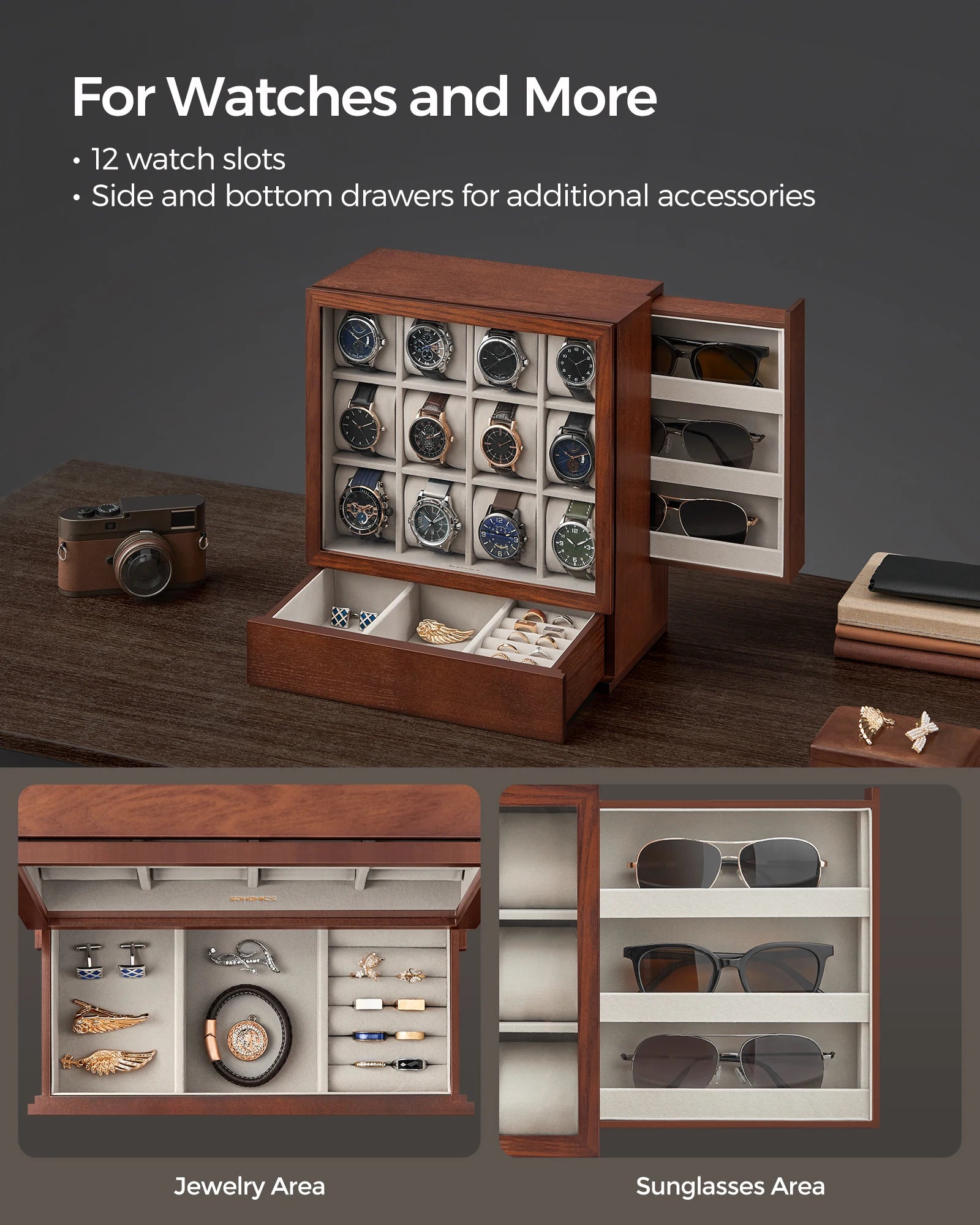 Formo Wooden 12-Watch Box