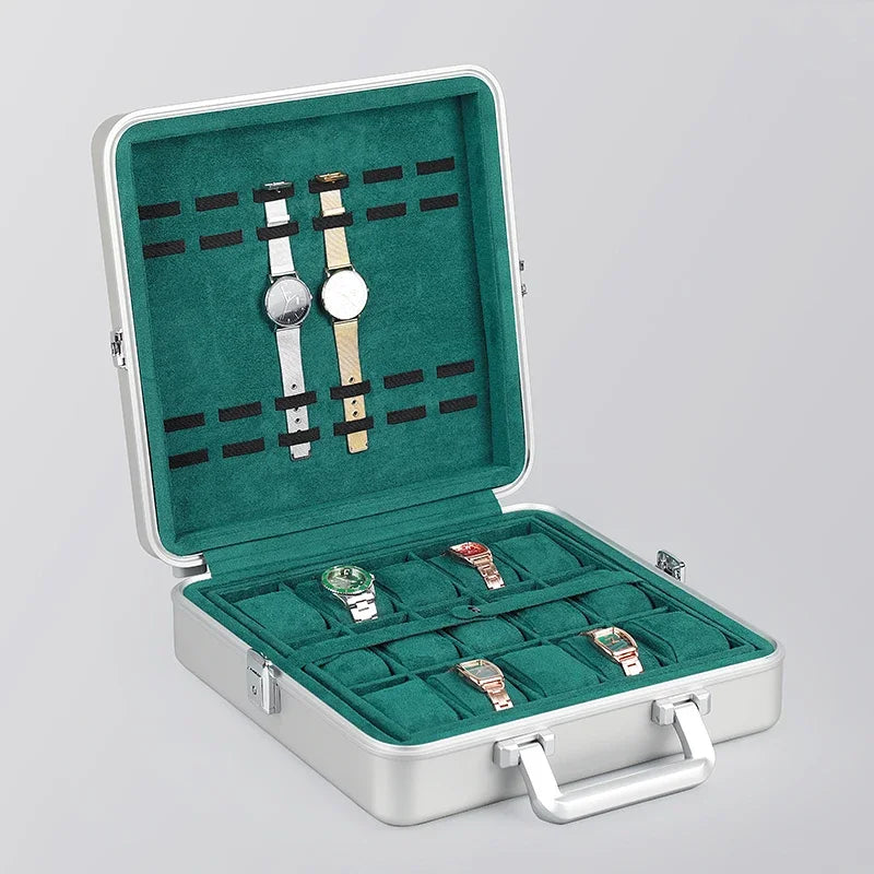 Imperial Luxury Aluminium Watch Suitcase