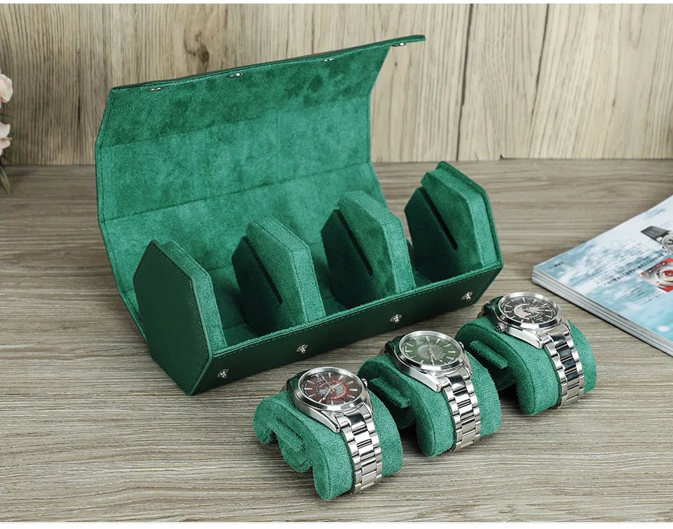 Hexagonal Travel Triple Watch Case