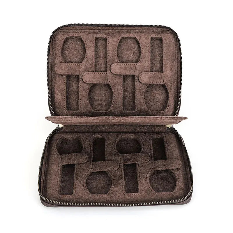 Clasp Leather Watch Case