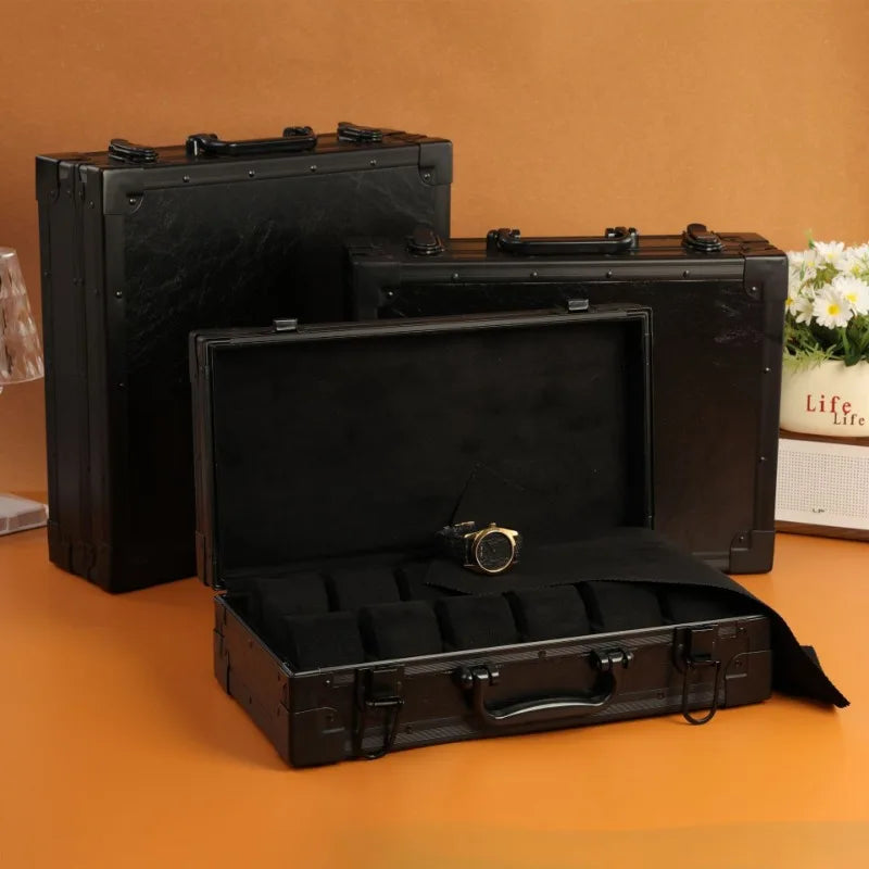 Imperial Luxury 12-Watch Suitcase