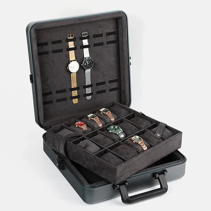 Imperial Luxury Aluminium Watch Suitcase