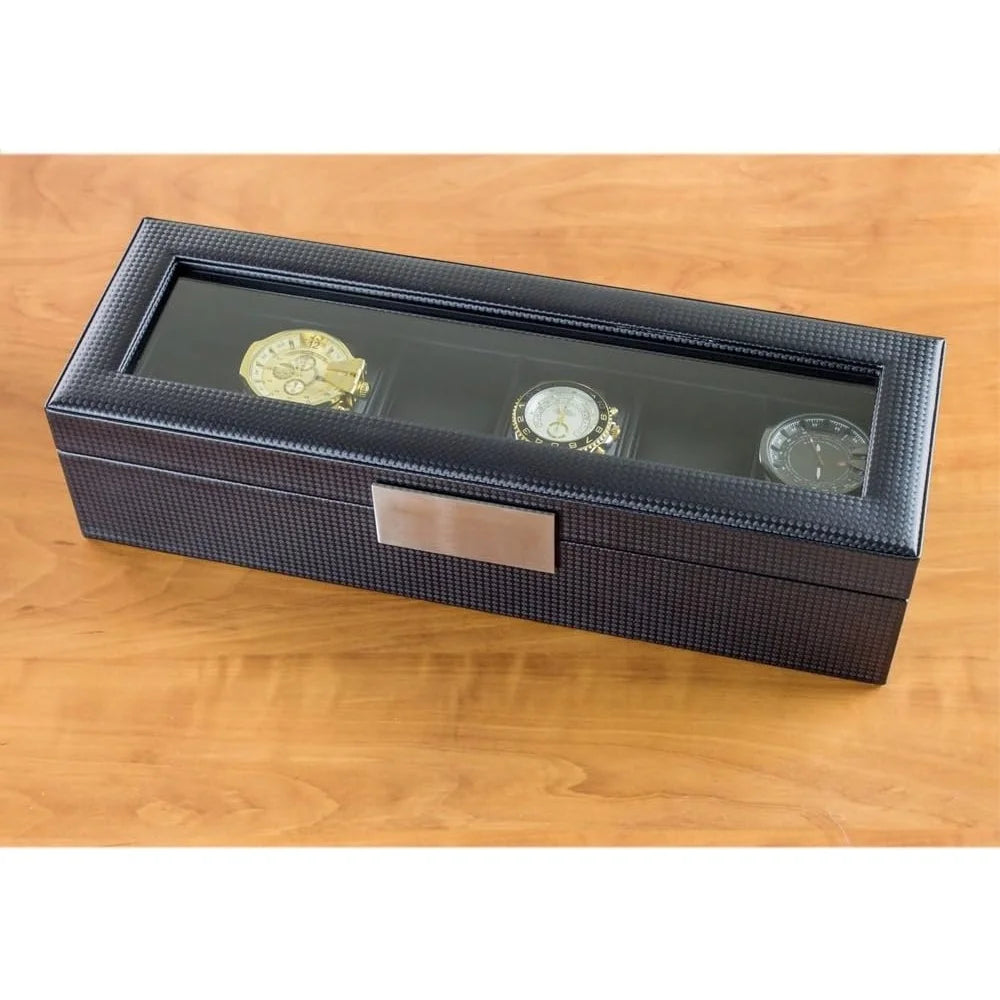 Miniro Leather 6-Watch Box