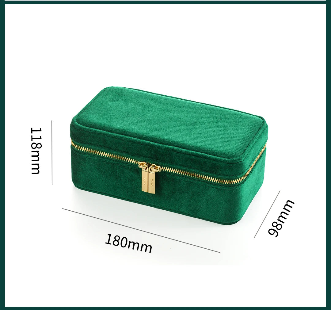 Sakura Pink Velvet Jewelry Box