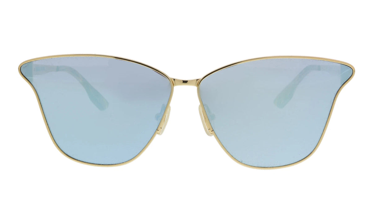 ALEXANDER MCQUEEN Blue Mirror Cat Eye Women's Sunglasses MQ0087S - 30001789006 - WatchMatic