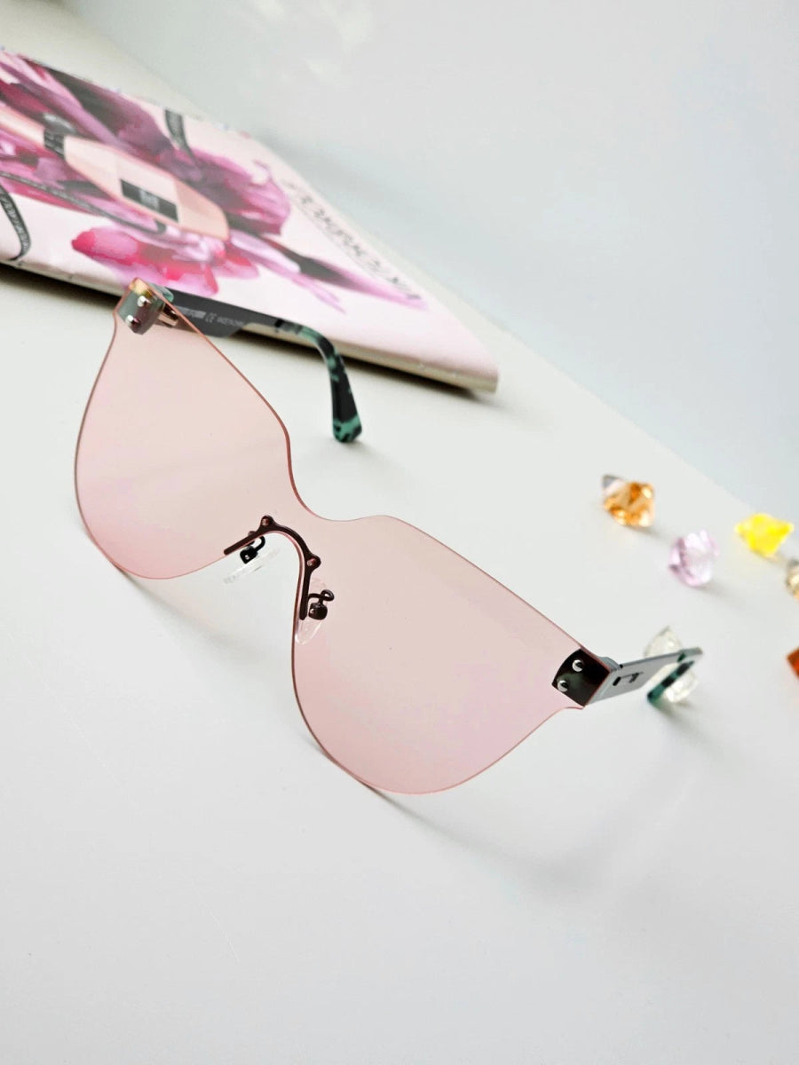 ALEXANDER MCQUEEN Pink Mirror Cat Eye Women's Sunglasses MQ0087S - 30001789004 - WatchMatic