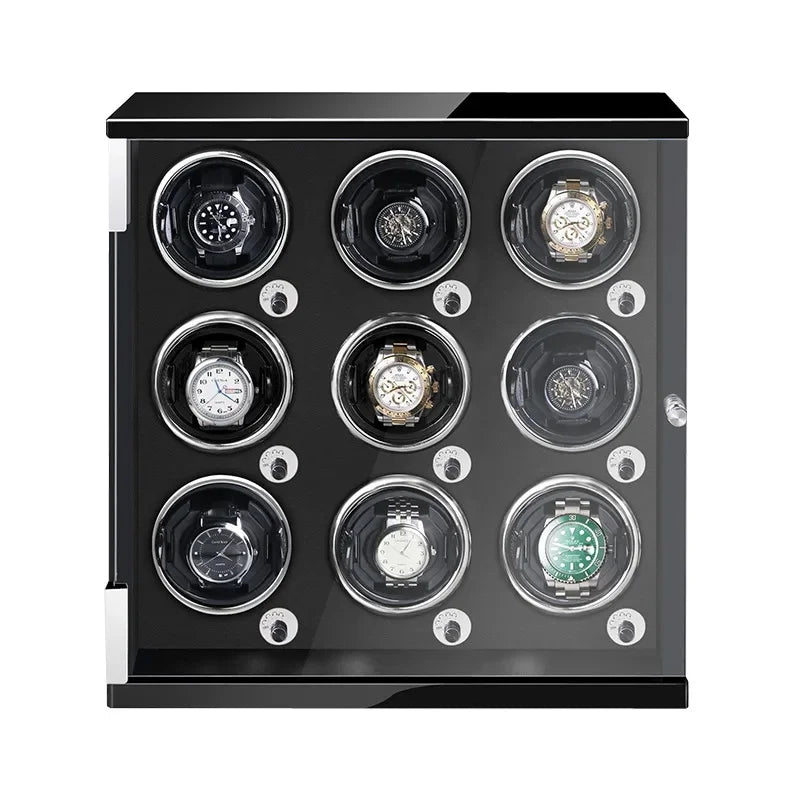 Bruno Black Luxury Watch Winder - WatchMatic