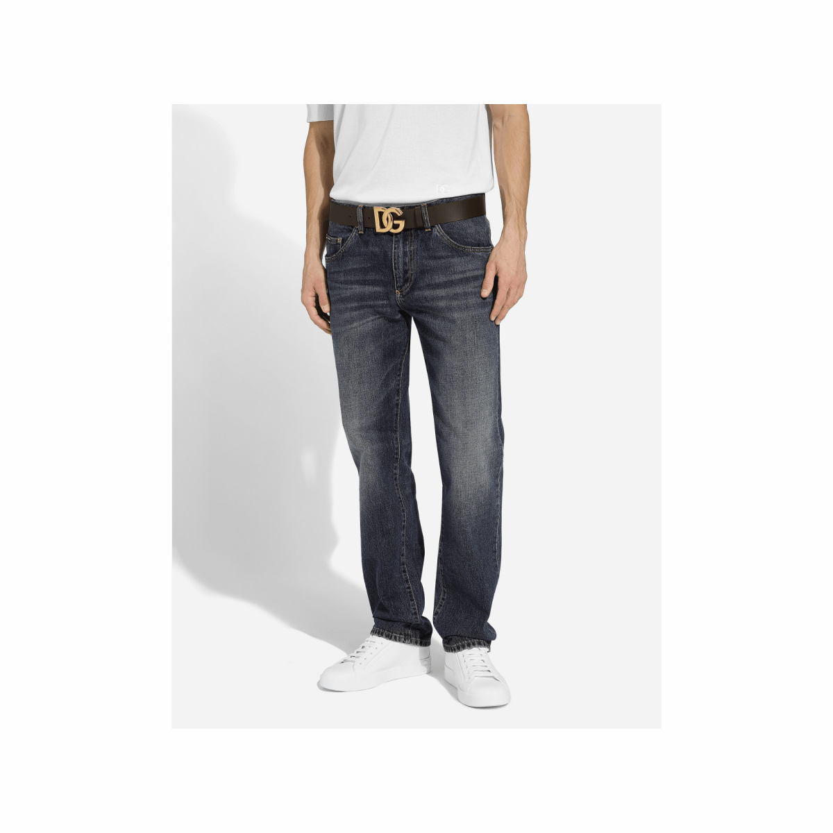 Calfskin Belt with DG Logo - WatchMatic