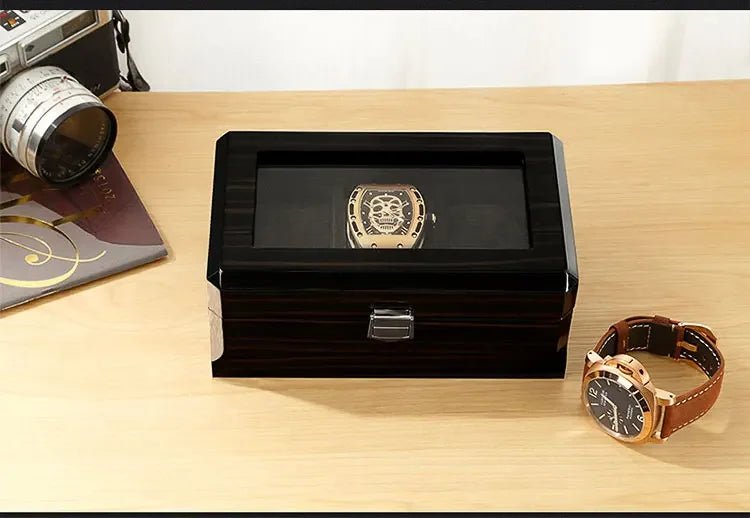 Cedro Wood Grain 3 - Watch Box - WatchMatic