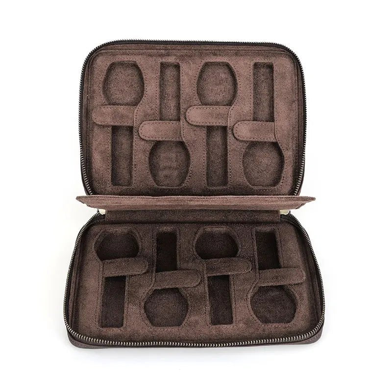 Clasp Leather Watch Case - WatchMatic