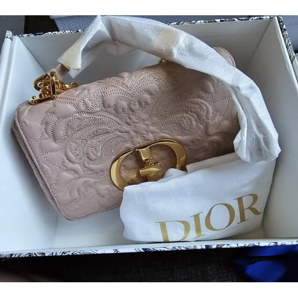 Dior Caro Leather Handbag - WatchMatic
