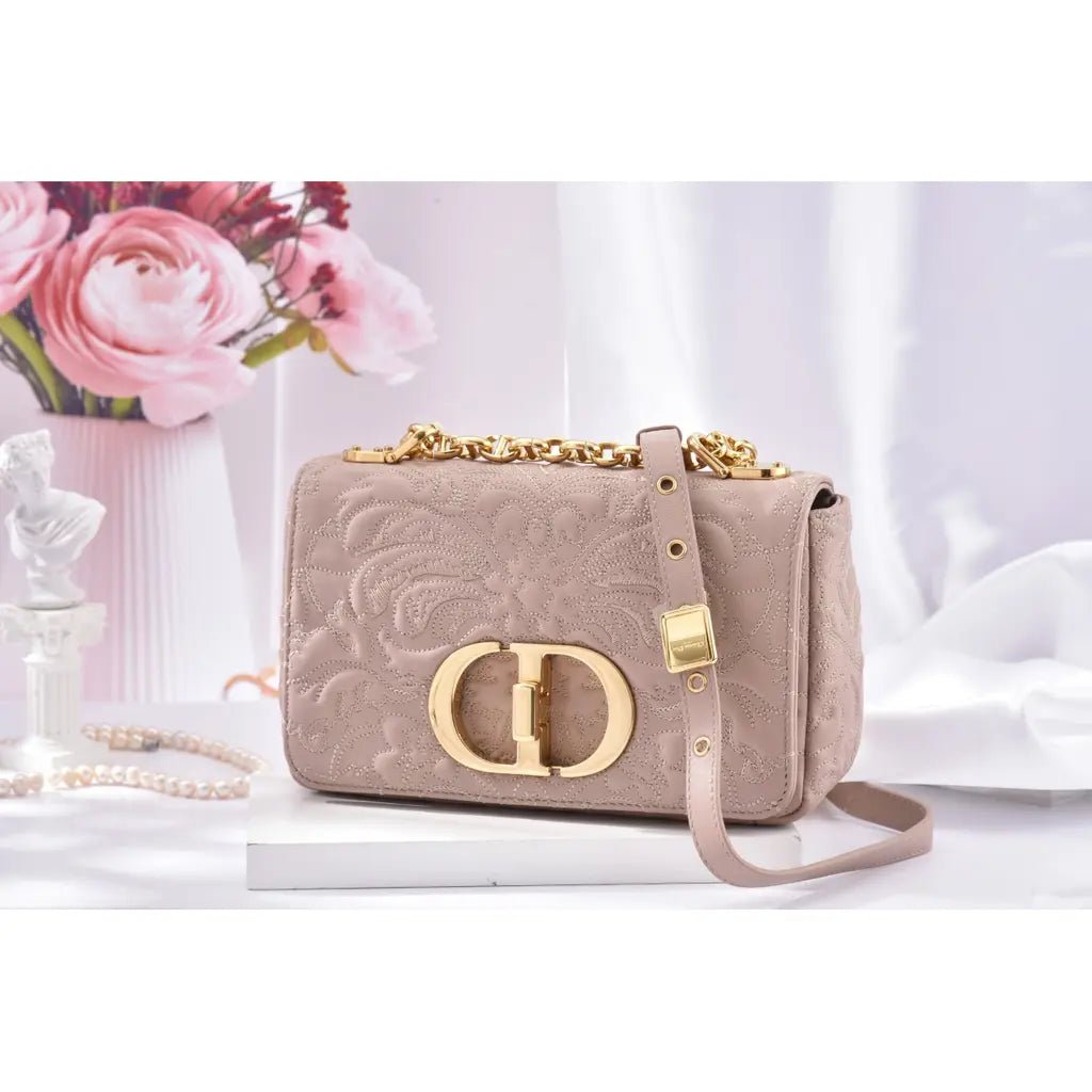 Dior Caro Leather Handbag - WatchMatic