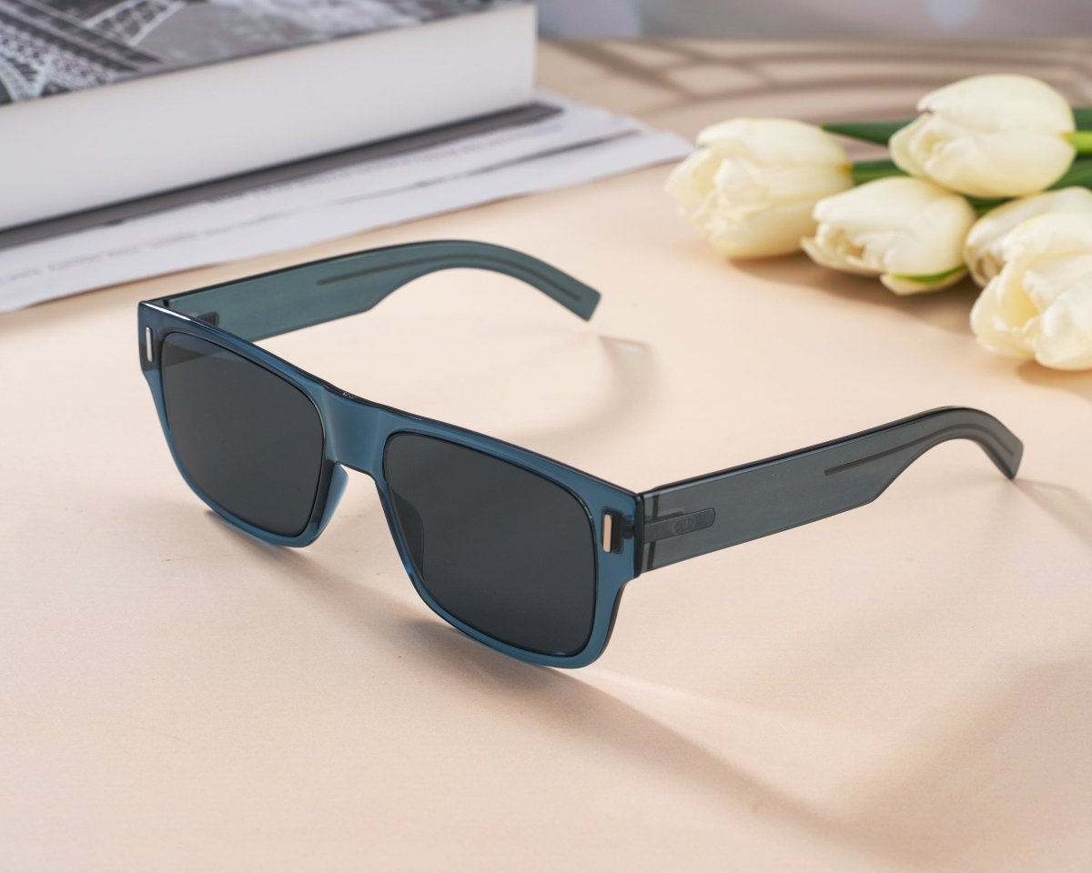 DIOR Fraction 4 Men's Sunglasses DIORFRACTION4 (PJPA9 BLUE) - WatchMatic