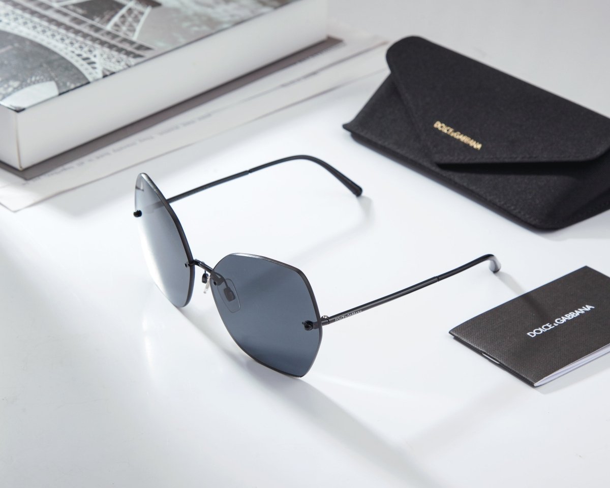DOLCE & GABBANA Rimless Unisex Sunglasses DG2204 01/87 3N - WatchMatic