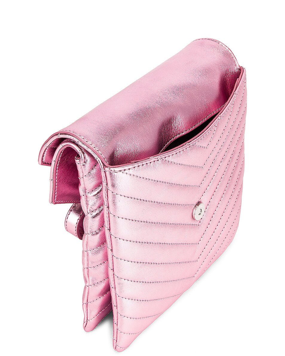 Double Flap Bag In Pink - WatchMatic