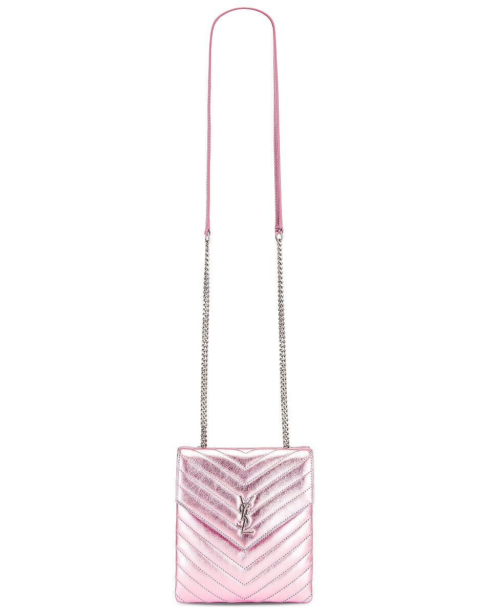 Double Flap Bag In Pink - WatchMatic