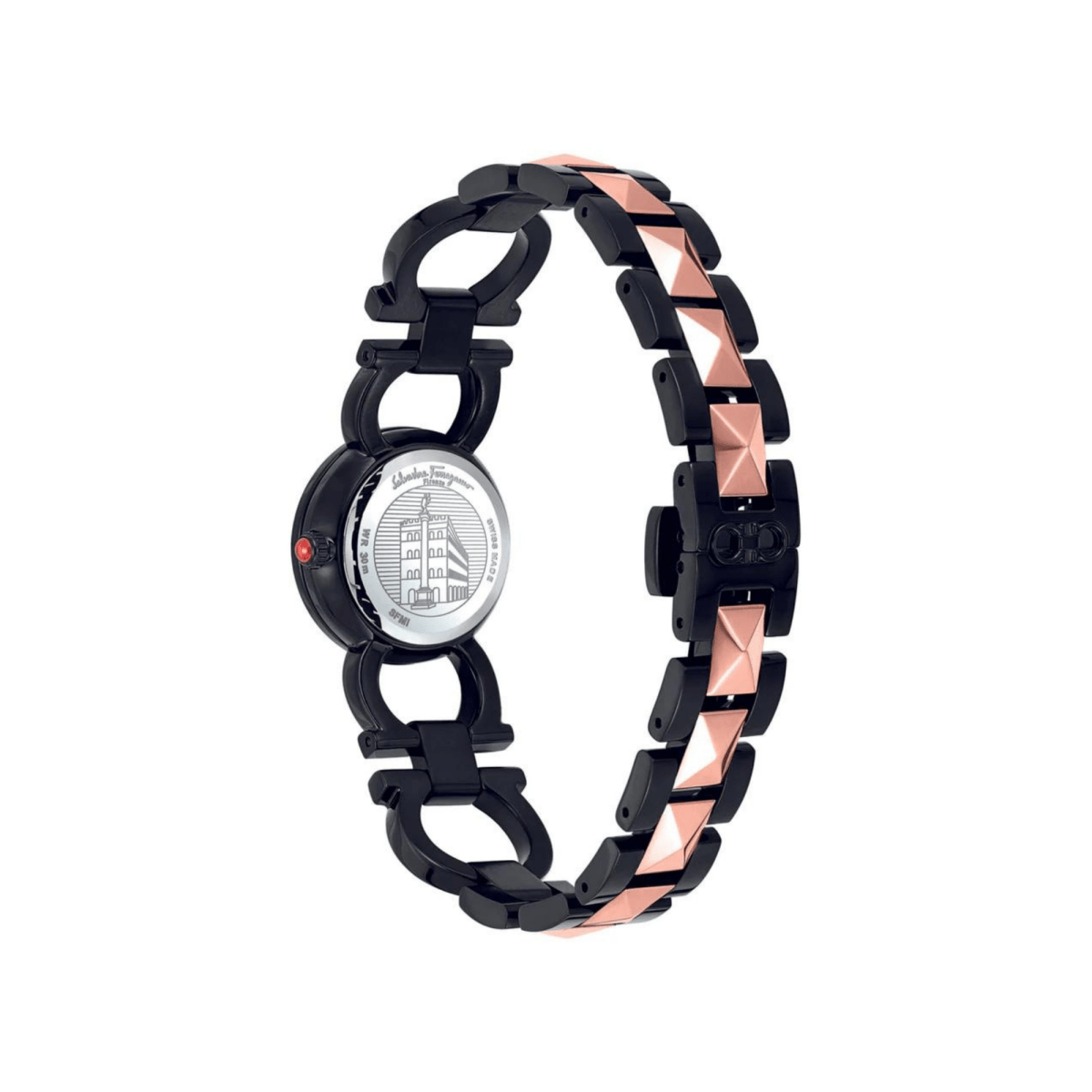 FERRAGAMO Double Gancini Stud Women's Watch SFMI00422 - WatchMatic