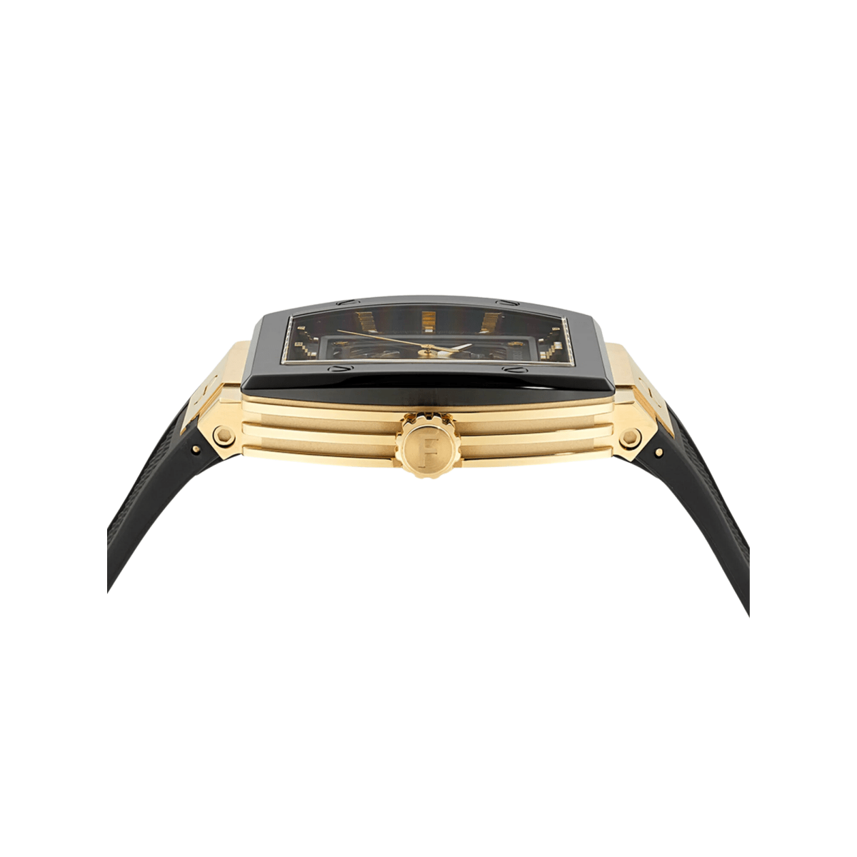 FERRAGAMO F80 Tonneau Skeleton Men's Watch SFSU00324 - WatchMatic