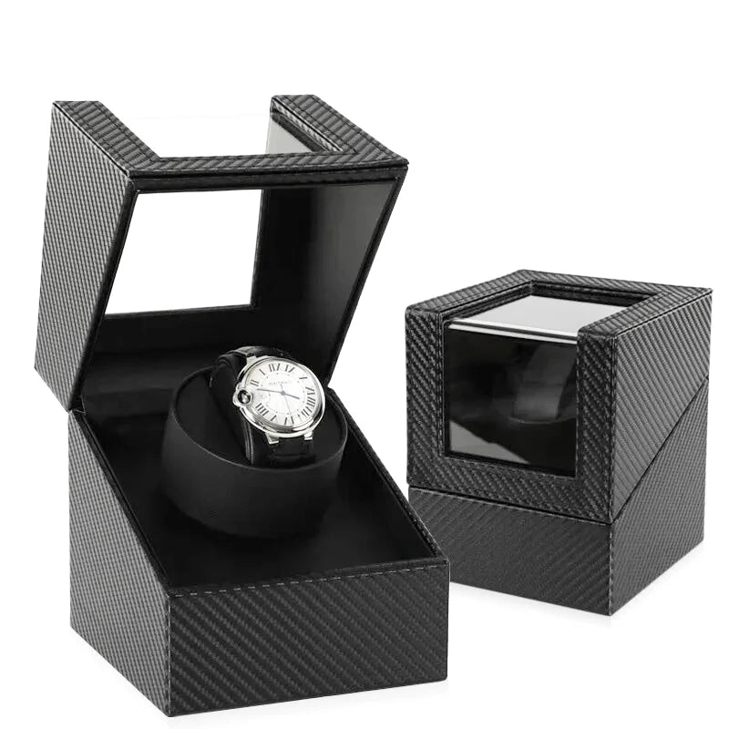 Flip Leather Single Watch Winder - WatchMatic