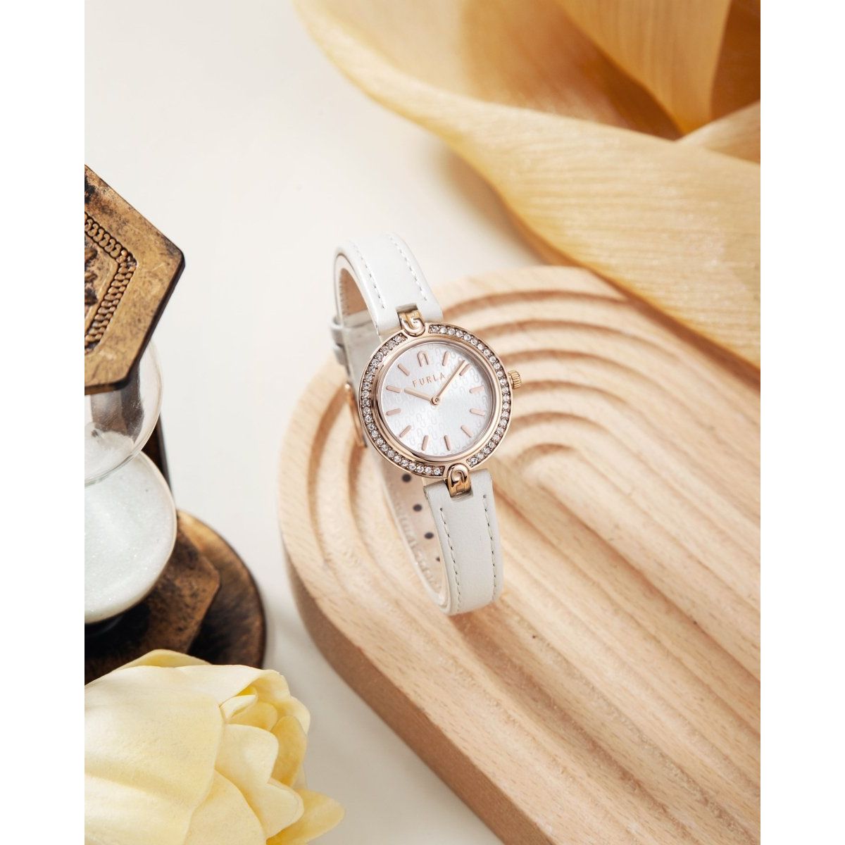 FURLA Logo Links Rose Gold Gift Set Women's Bracelet FGWJ001BU - WatchMatic