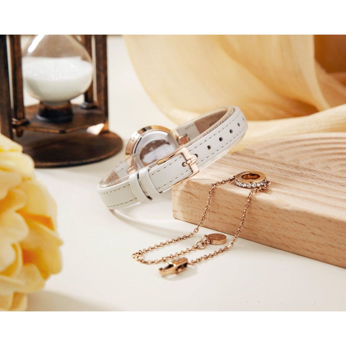 FURLA Logo Links Rose Gold Gift Set Women's Bracelet FGWJ001BU - WatchMatic